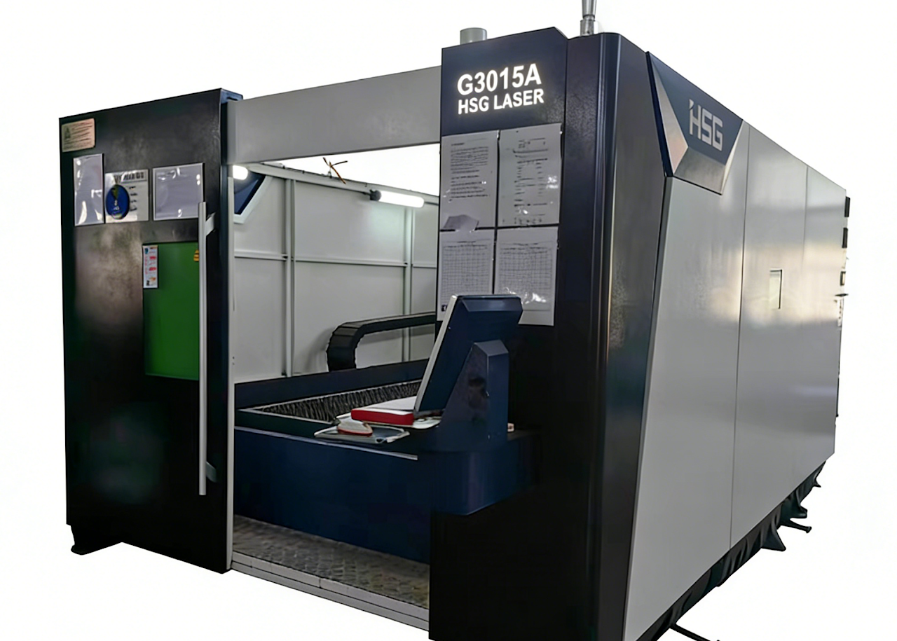HRIE 12kW laser cutting machine for sheet metal fabrication